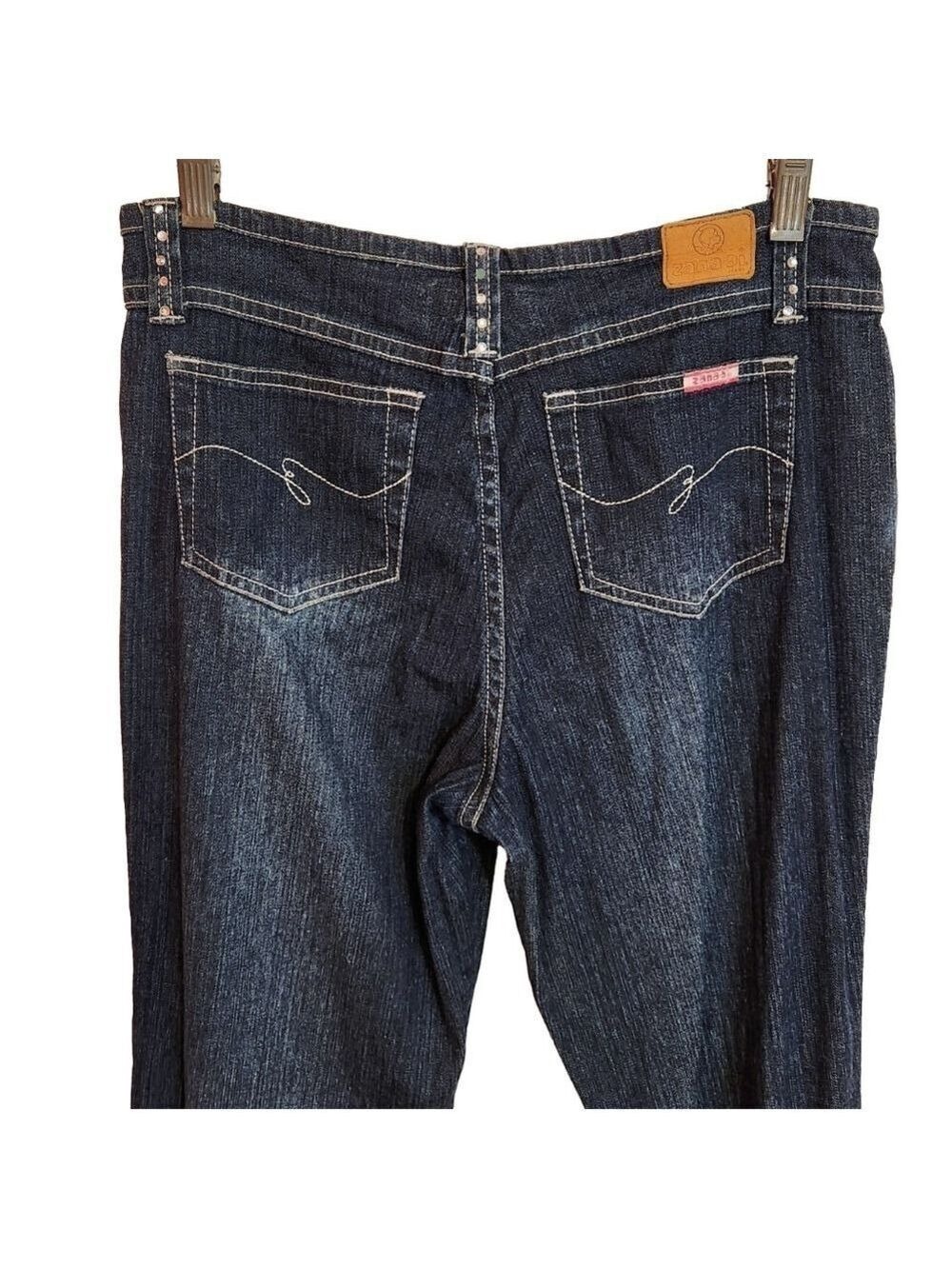 Zana Di Girls Flare Denim Jeans Dark Wash Size 16 - Picture 4 of 10